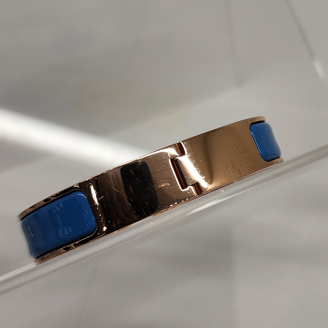 에르메스 블루 메탈 클릭아슈 여성 팔찌 H700001F 상품이미지8