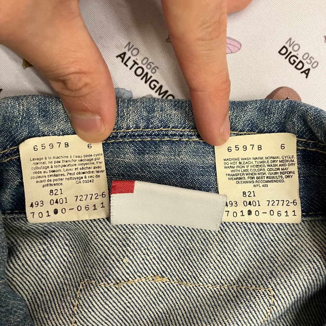 N7 리바이스 엔지니어드 데님 청자켓 상품이미지4