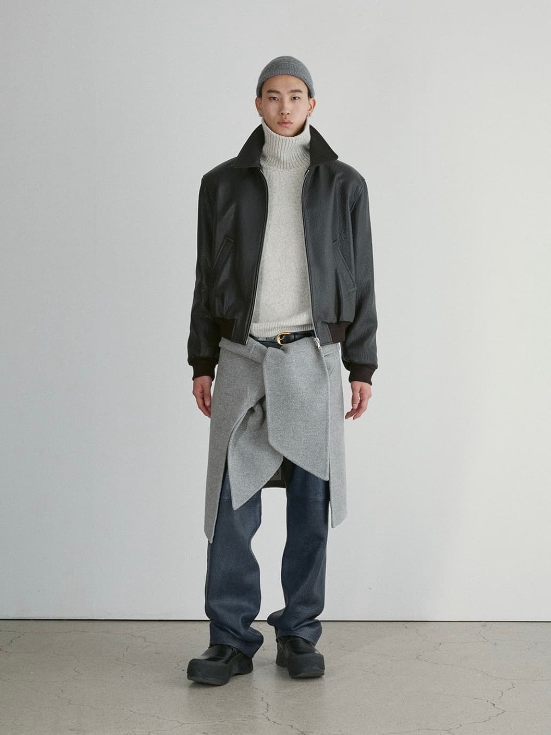 [XL] 렉토 벤 슈렁큰 램 레더 가죽 자켓 다크 브라운 상품이미지4