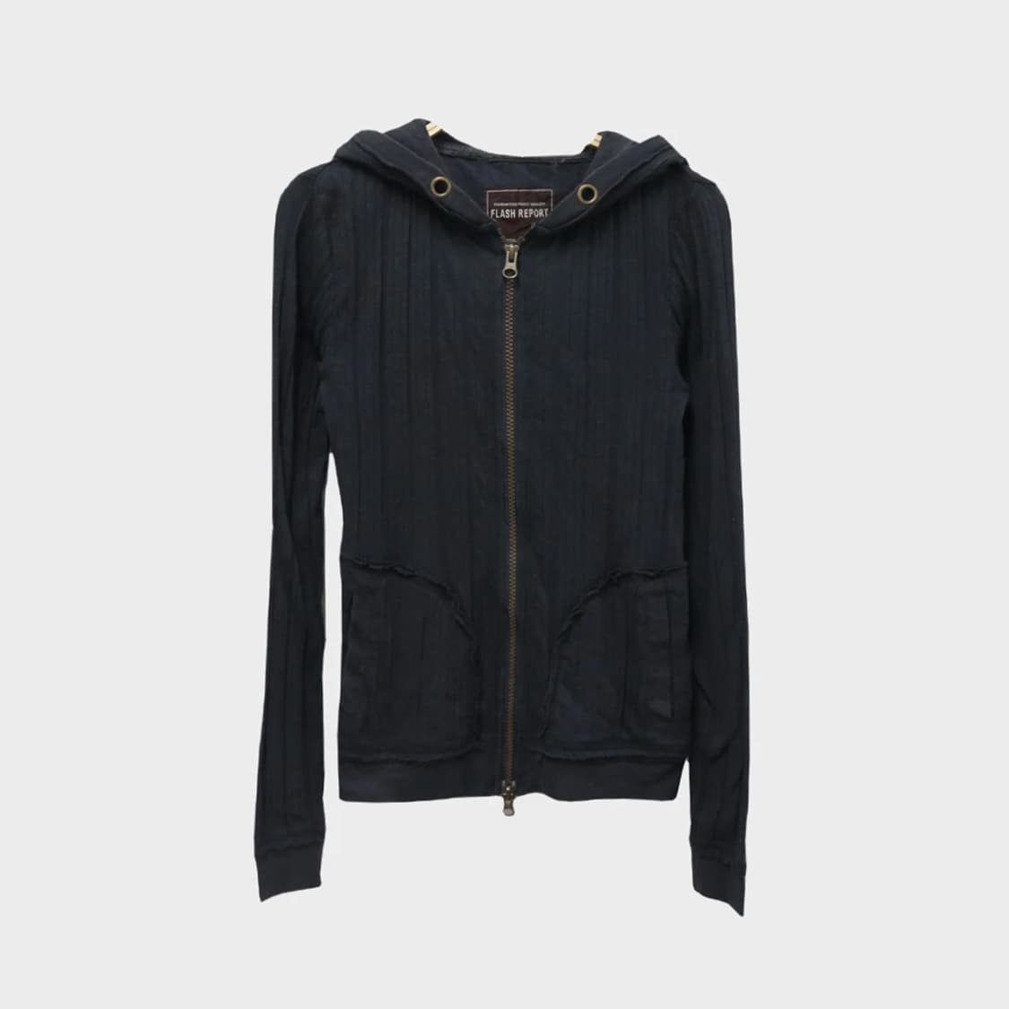 FLASH REPORT Y2K무드 후드 집업 60778 상품이미지1