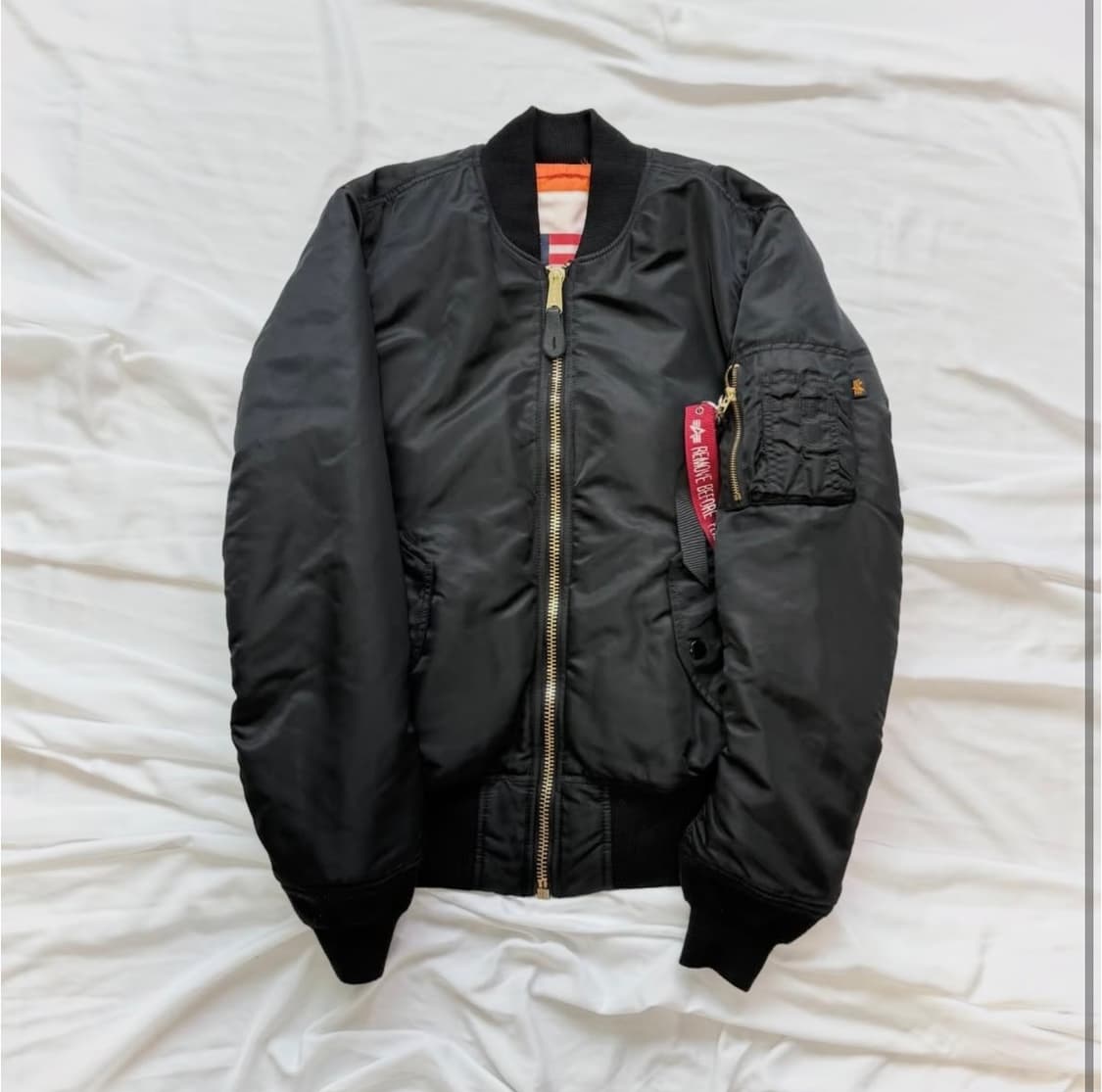 알파인더스트리 리버시블 성조기 항공점퍼 상품이미지2