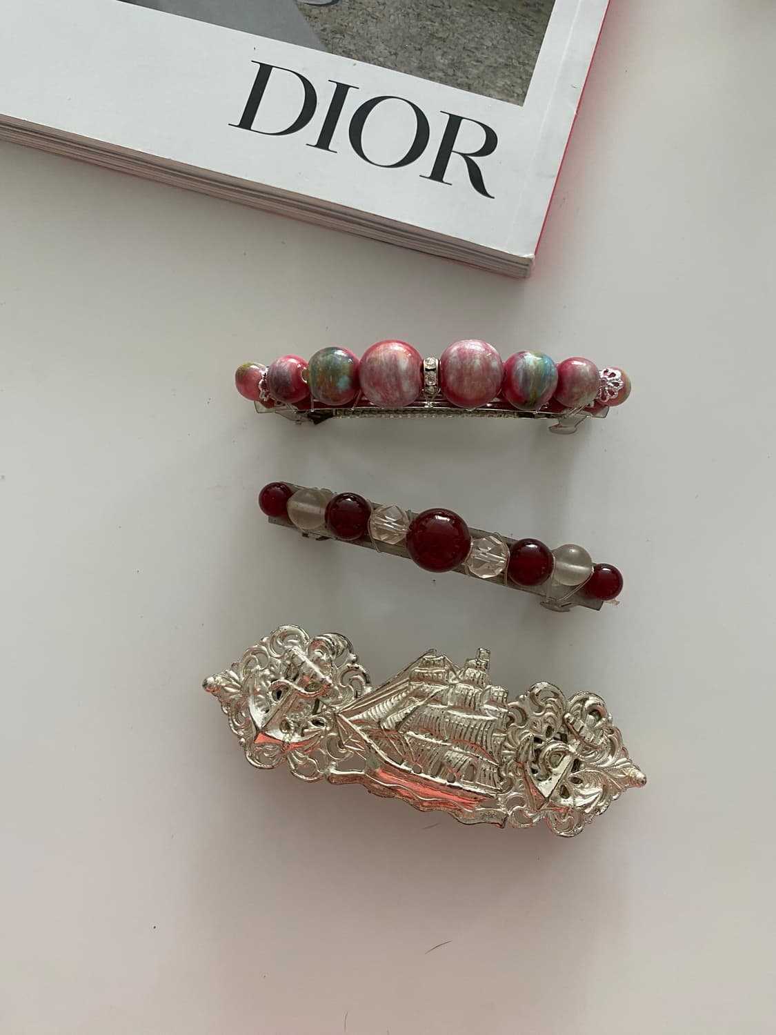 빈티지 헤어핀 3종세트 상품이미지3