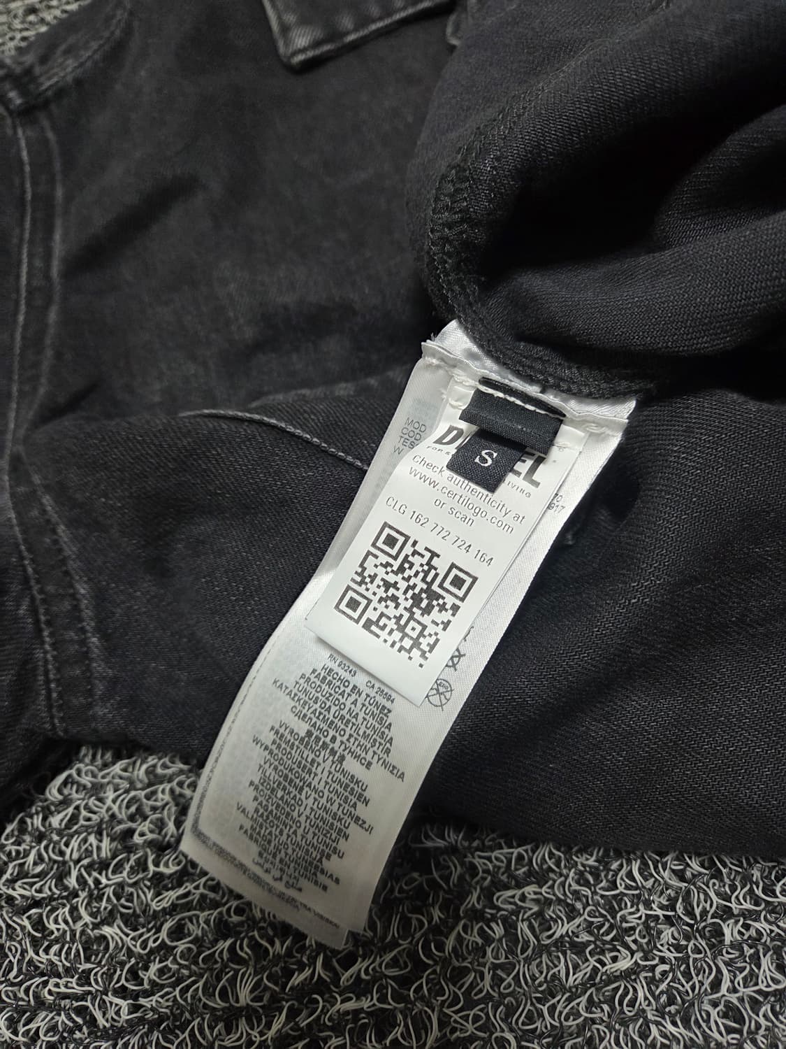 디젤 남성 데님셔츠/S 상품이미지5