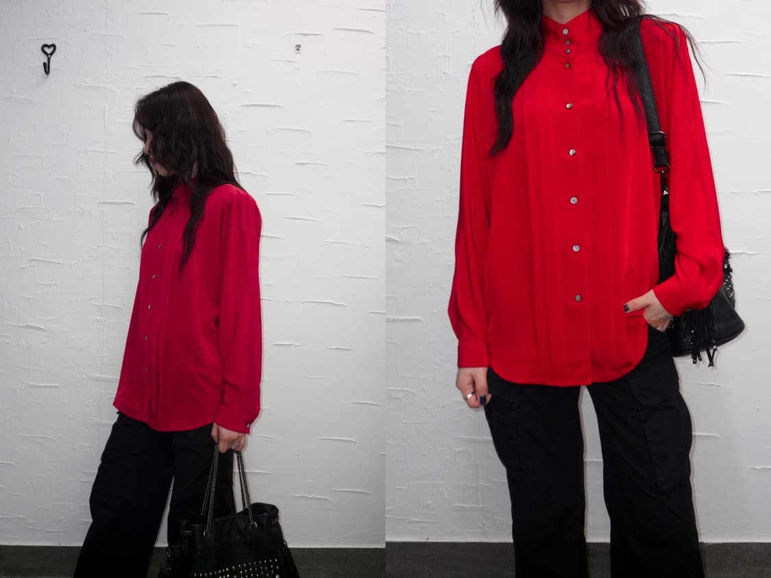 ruby silk blouse 상품이미지1