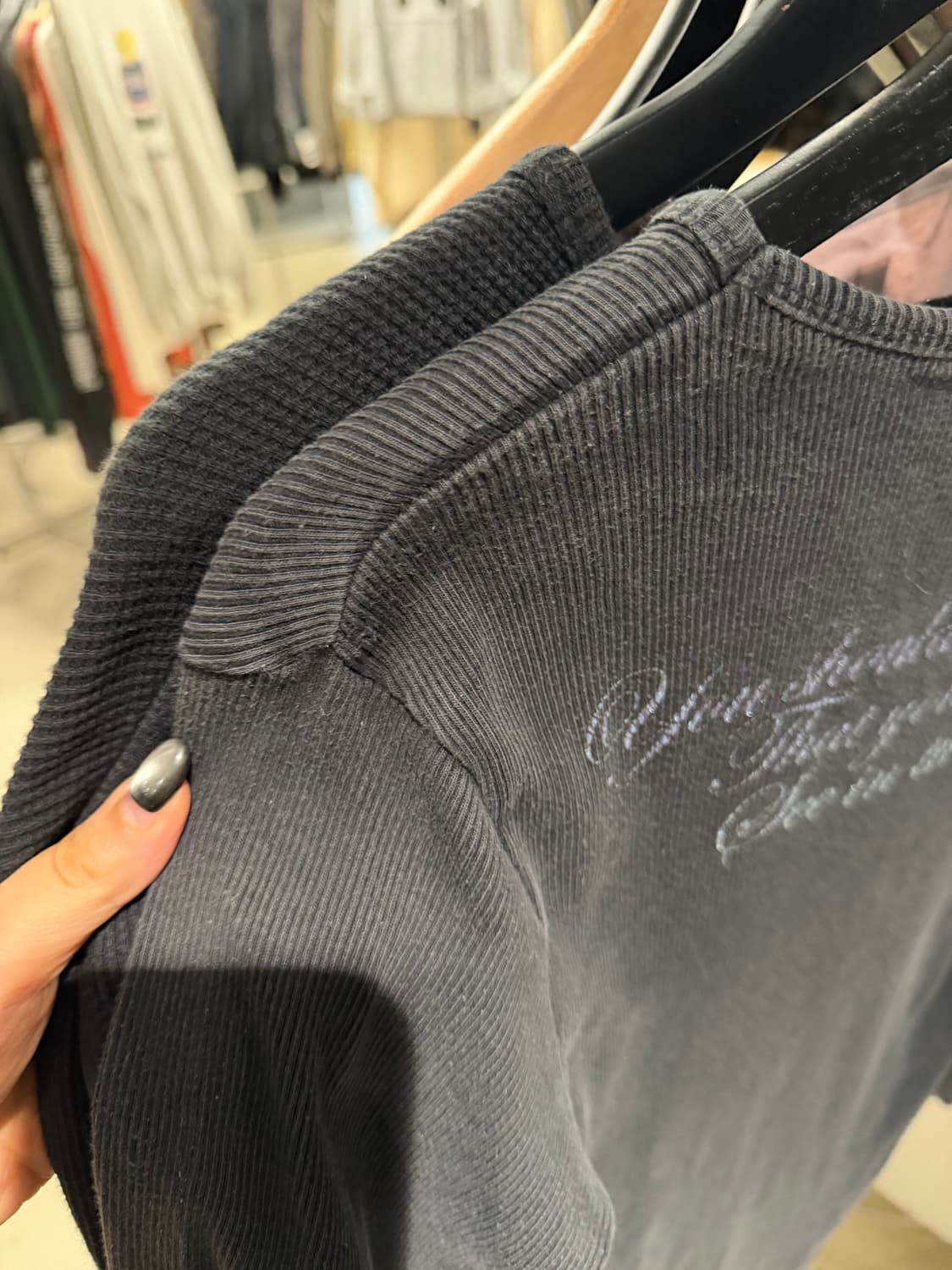 punk lettering detail long sleeve 상품이미지10