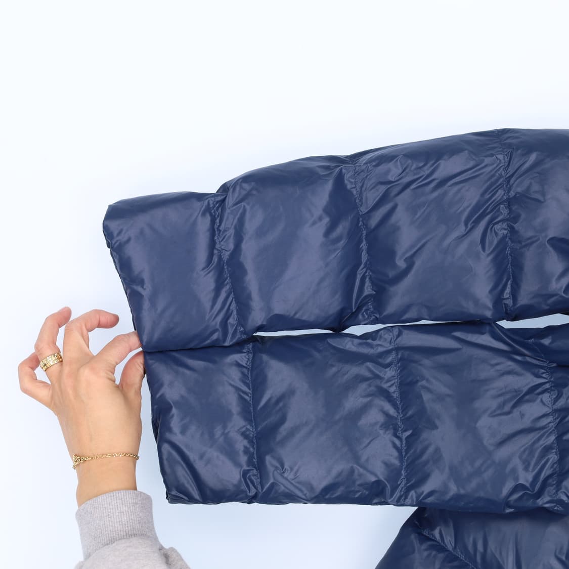 [M] 데님오브벌츄 여성 스트링 패딩점퍼 1205HR1 상품이미지4