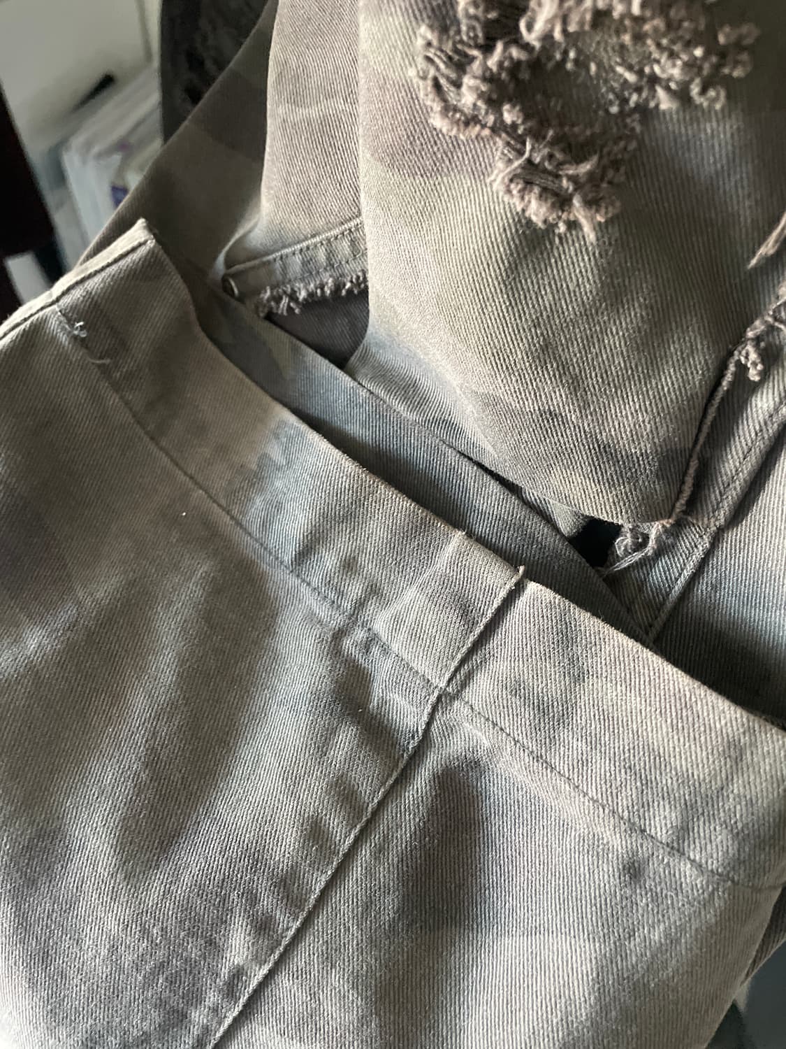 Etce 디스트로이 팬츠 L 상품이미지3