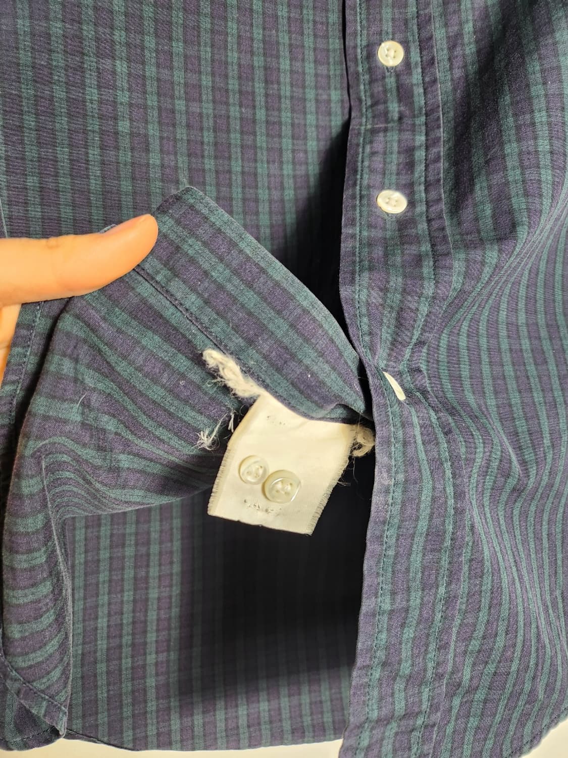 폴로 랄프로렌 체크 패턴 셔츠 상품이미지4