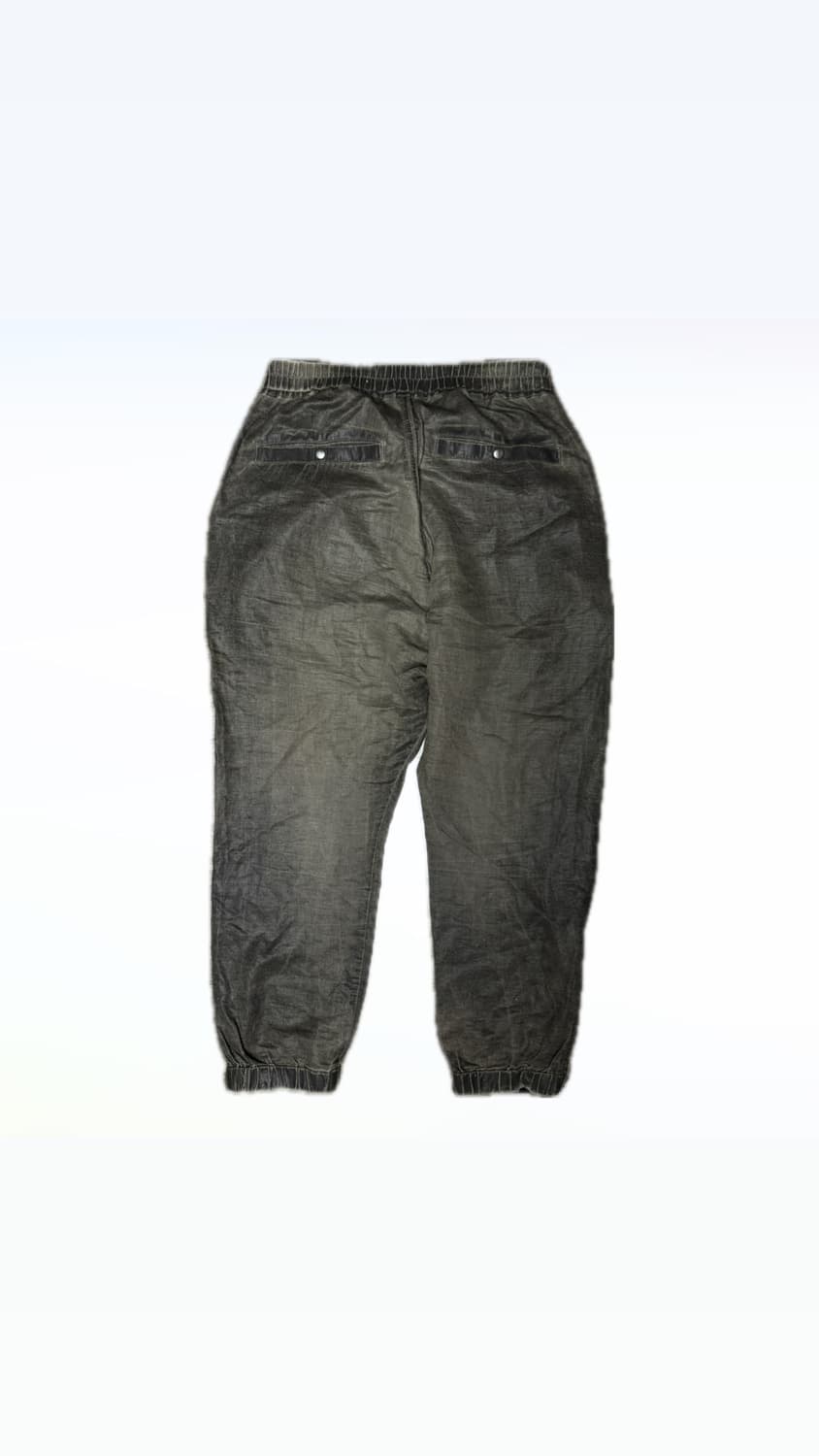 릭오웬스 왁스 코팅 배기 팬츠 다크쉐도우 상품이미지2