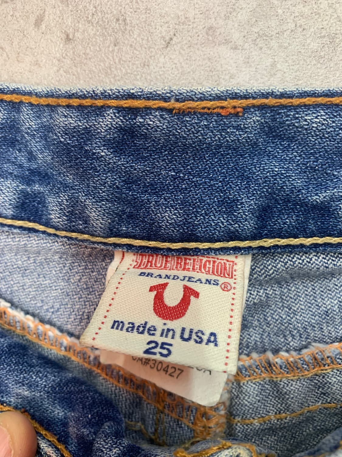 USA 트루릴리전 패치워크 부츠컷 데님팬츠 상품이미지4