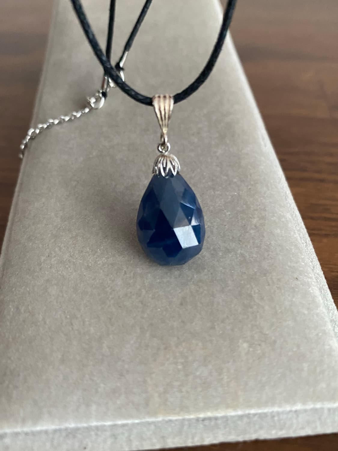 블루 원석 실버 펜던트 목걸이 상품이미지4