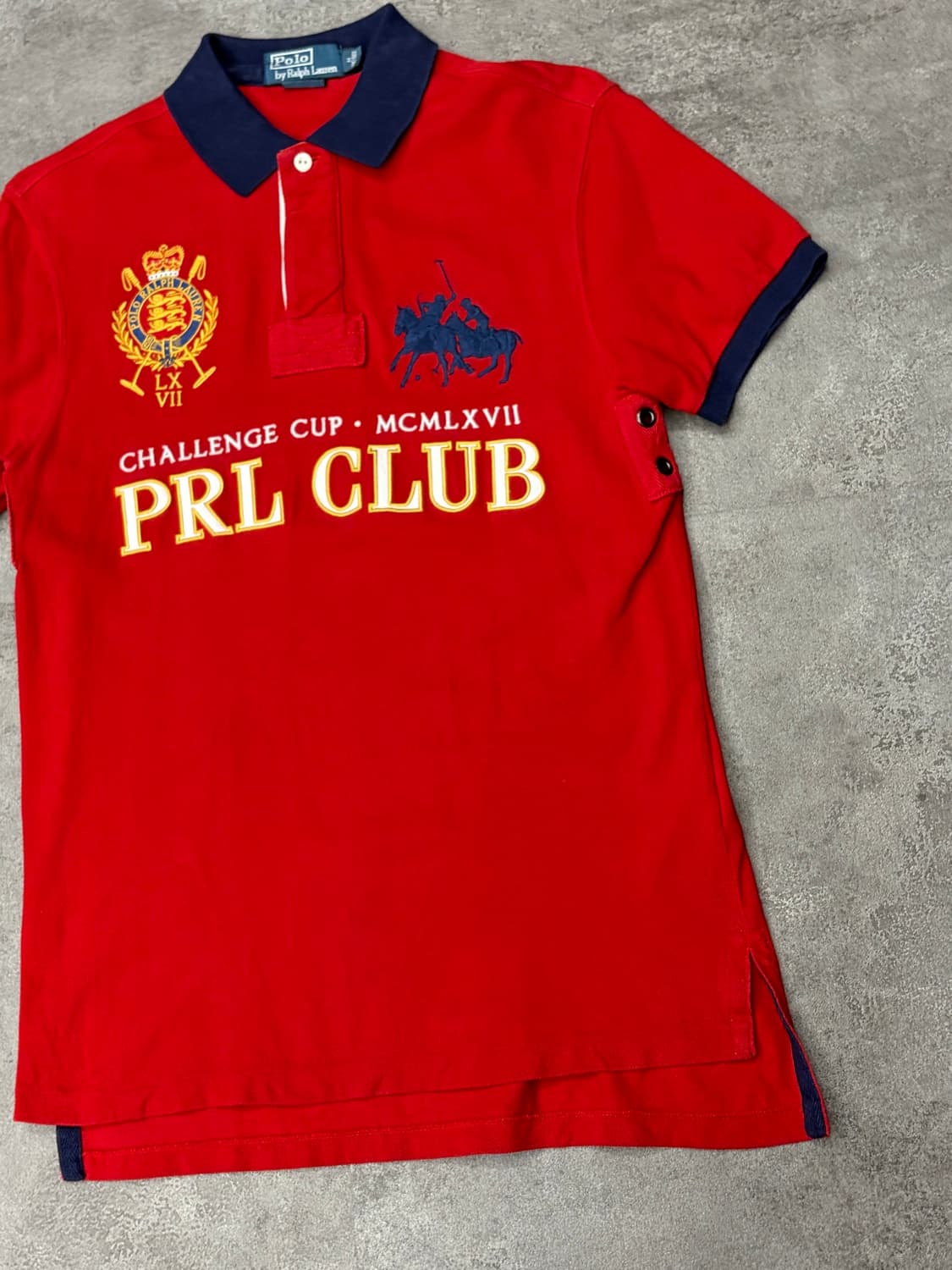 폴로 랄프로렌 빅포니 PRL CLUB 챌린지컵 반팔 카라티 레드 상품이미지3