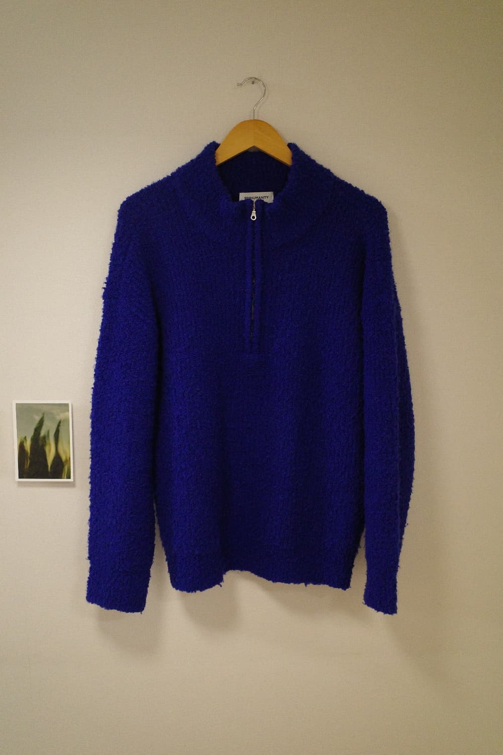 999휴머니티 부클 하프 집업 블루 상품이미지1