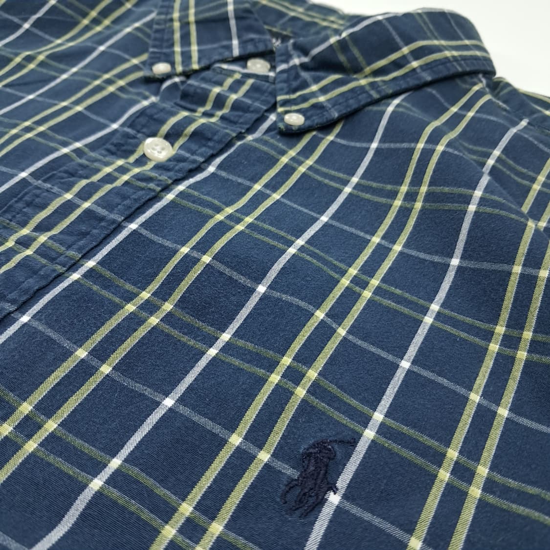 CK046 M 폴로 90s 클래식 체크 반팔 셔츠 남방 상품이미지4