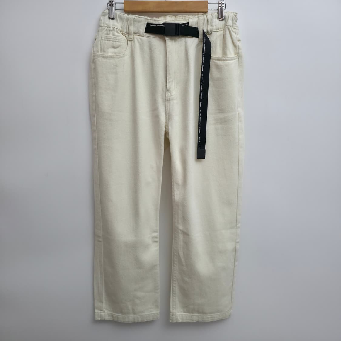 [M] 아웃도어 아이보리 밴딩 팬츠 상품이미지1