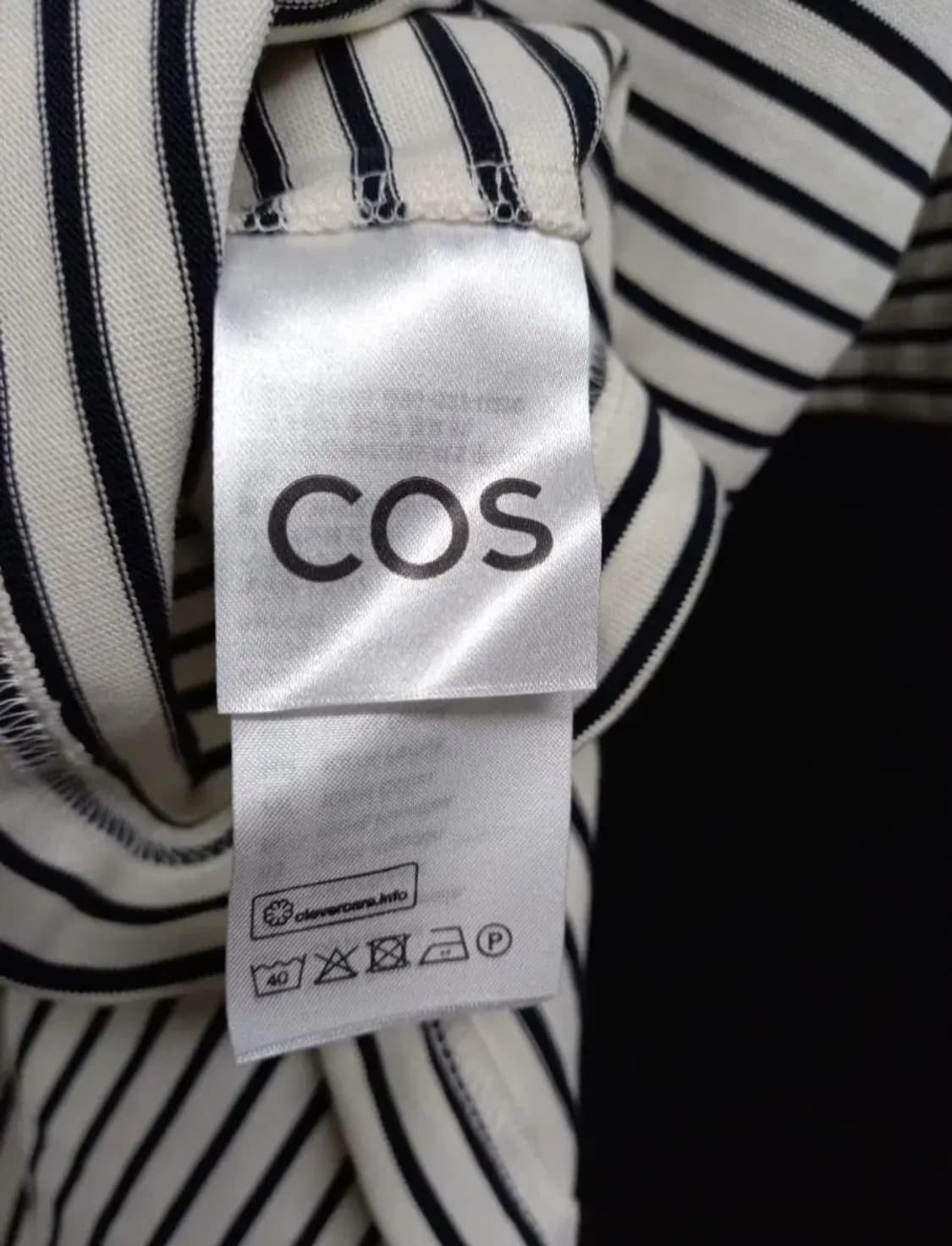 새 COS 코스 춘하 면 단가라 박시핏 롱 원피스 77 F 상품이미지10