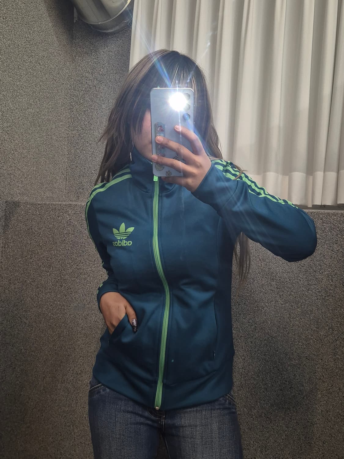 ADIDAS GREEN FIREBIRD JERSEY  상품이미지1