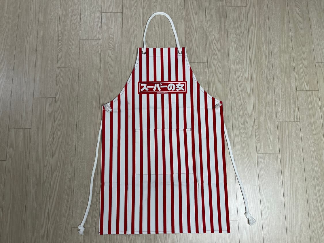 토호 비디오 영화 슈퍼의 여자 빈티지 앞치마 15번 90s OLD 상품이미지1