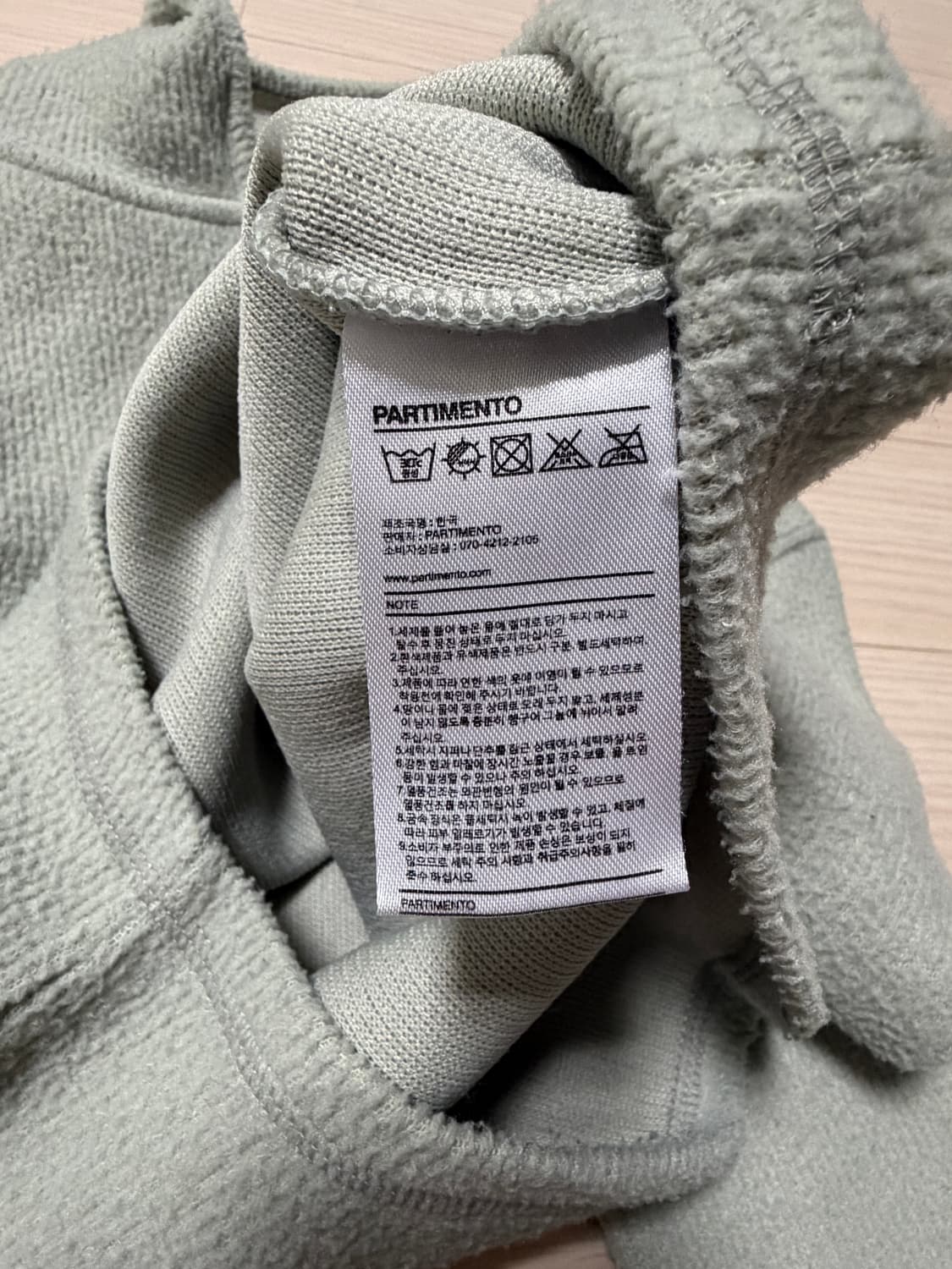 파르티멘토 우먼 HOODIE TOP_LIGHT  상품이미지7