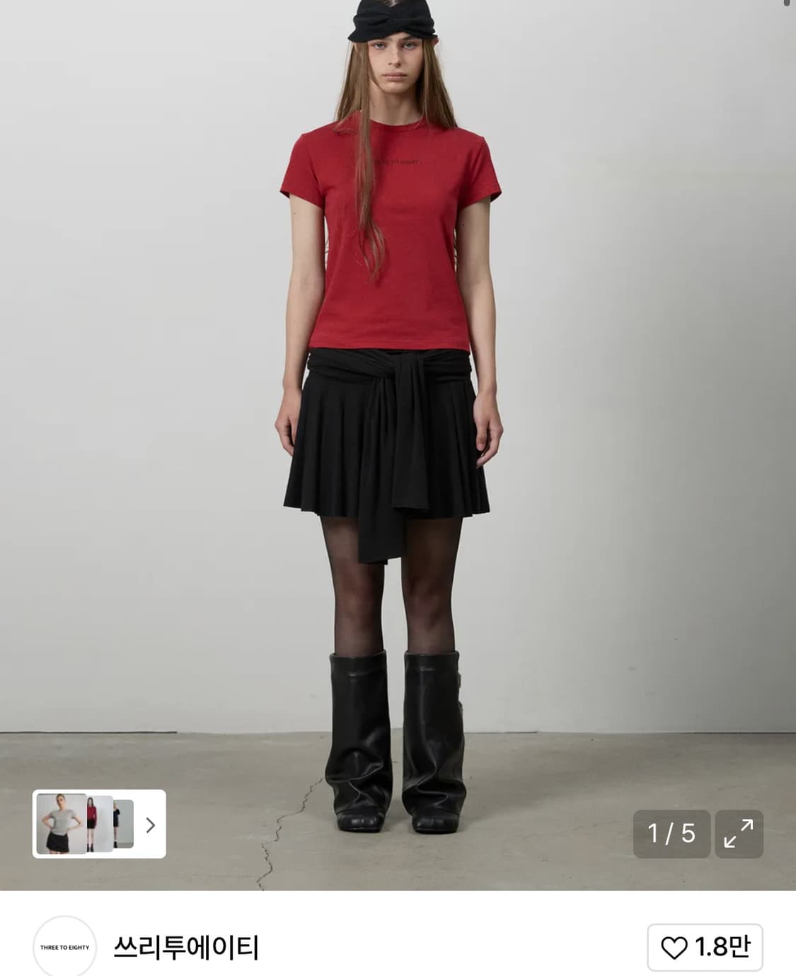 쓰리투에이티 스커트s 새상품 상품이미지2