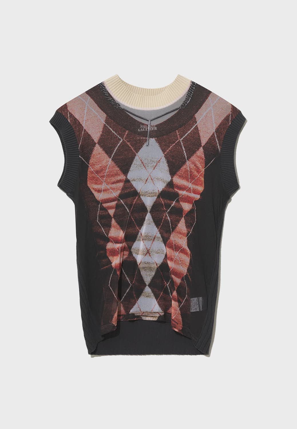 Y/PROJECT X JEAN PAUL GAULTIER knit vest 상품이미지1