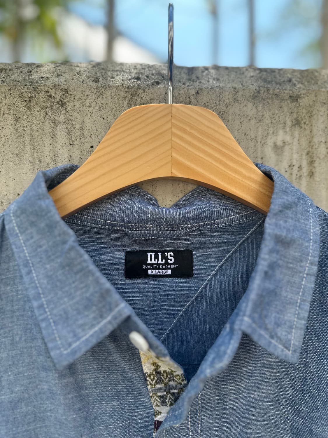 Japanese Vintage 샴브레이 셔츠 상품이미지7