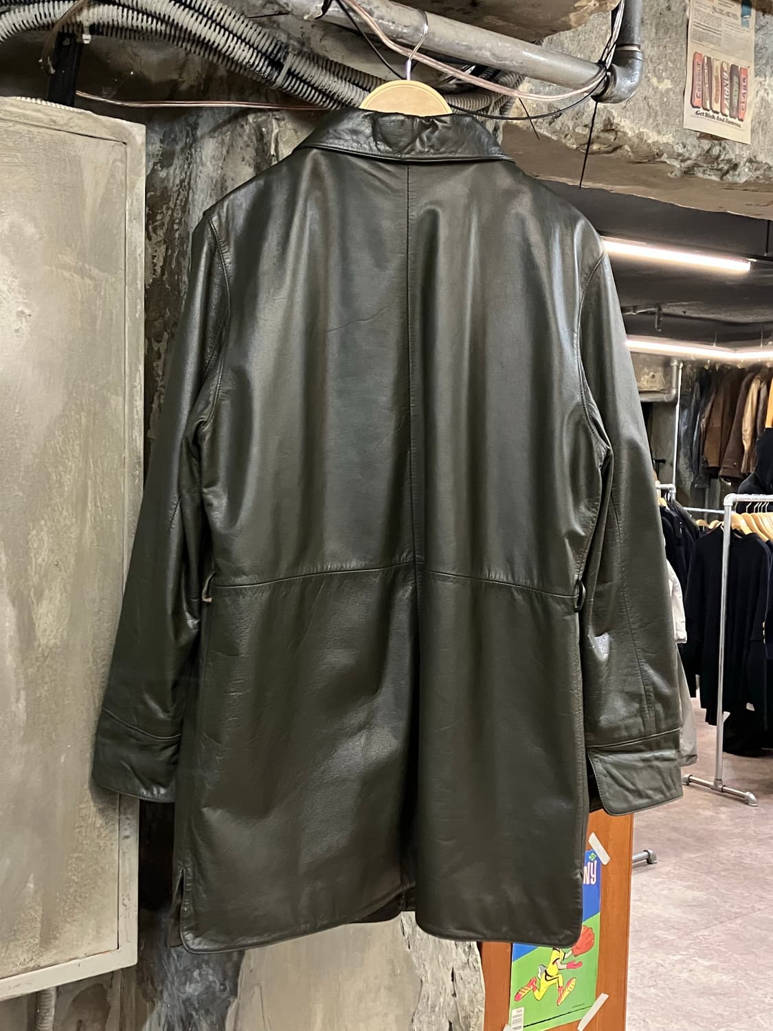 제니스 가죽 자켓 카키 88  #csz1902  상품이미지2