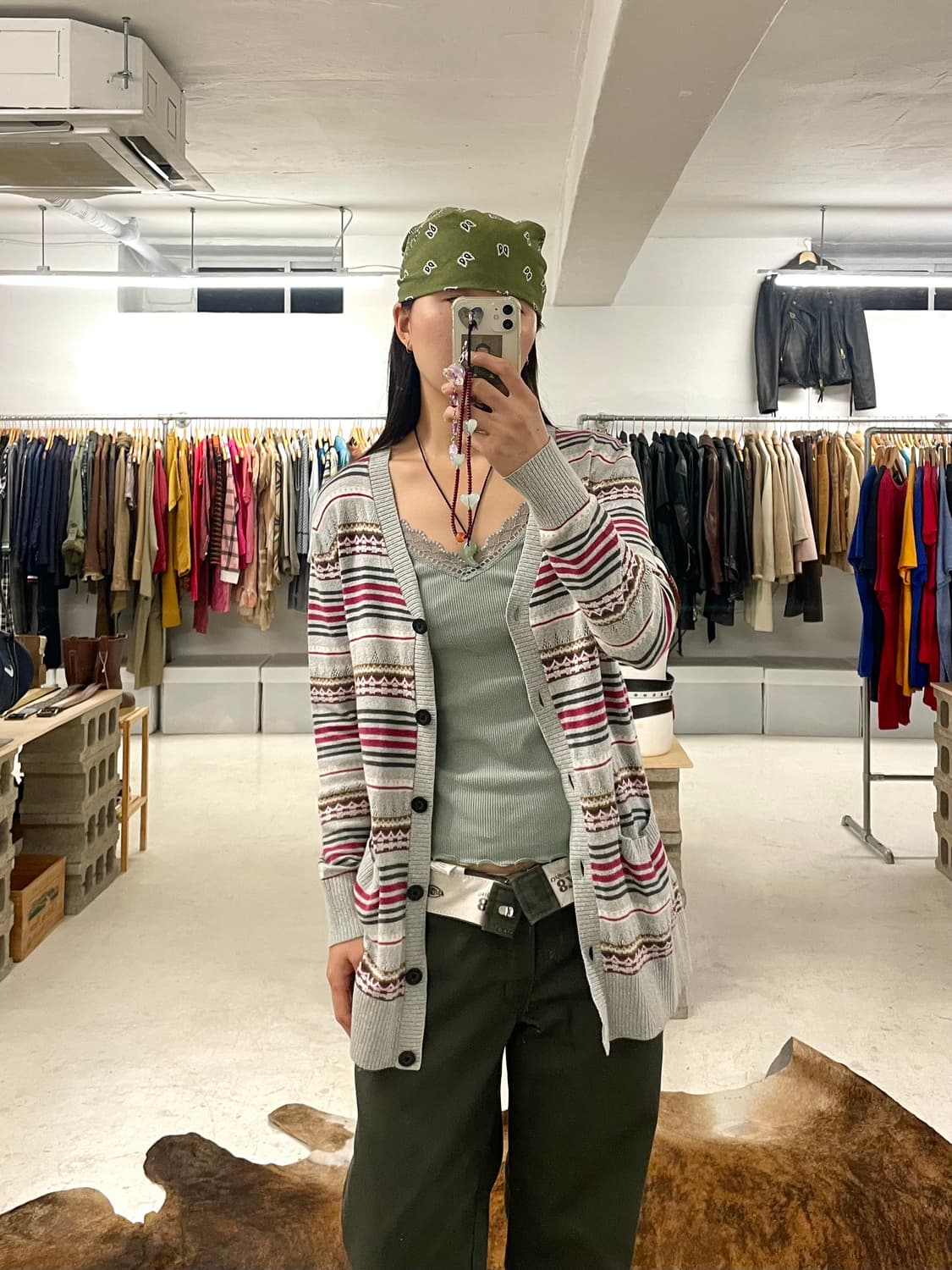 EDDIE BAUER fair isle knit cardigan 상품이미지1