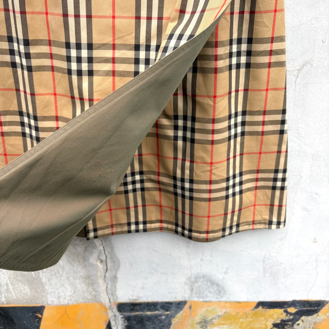 Burberrys 90s 버버리 노바체크 리버시블 양면 스커트 상품이미지4