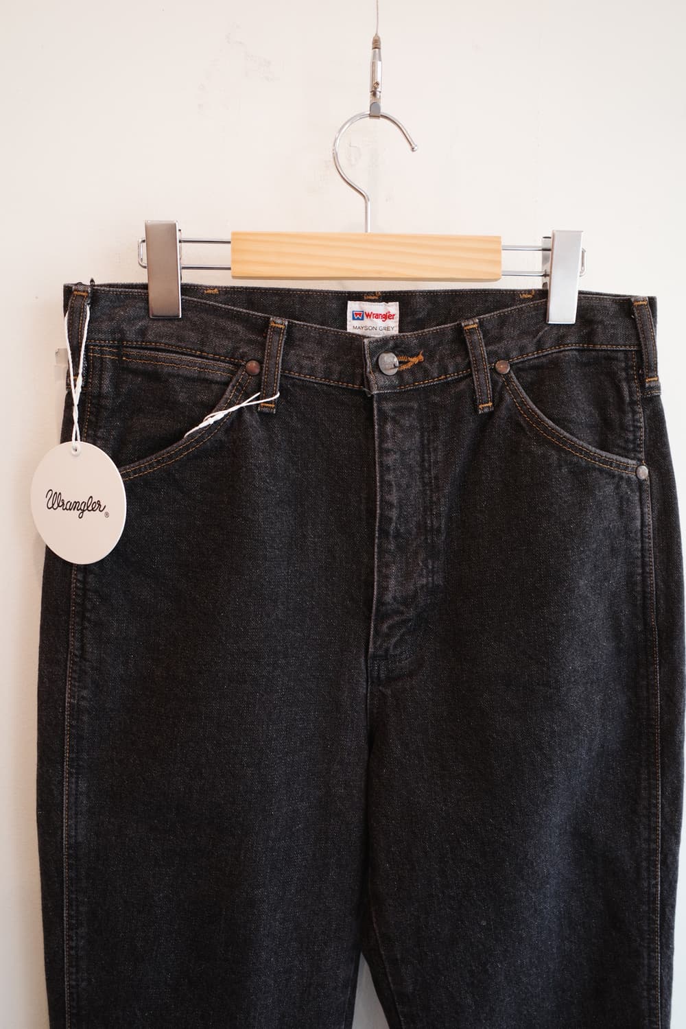 Wrangler x MAYSON GREY 랭글러 흑청 데님 (30인치) 상품이미지2