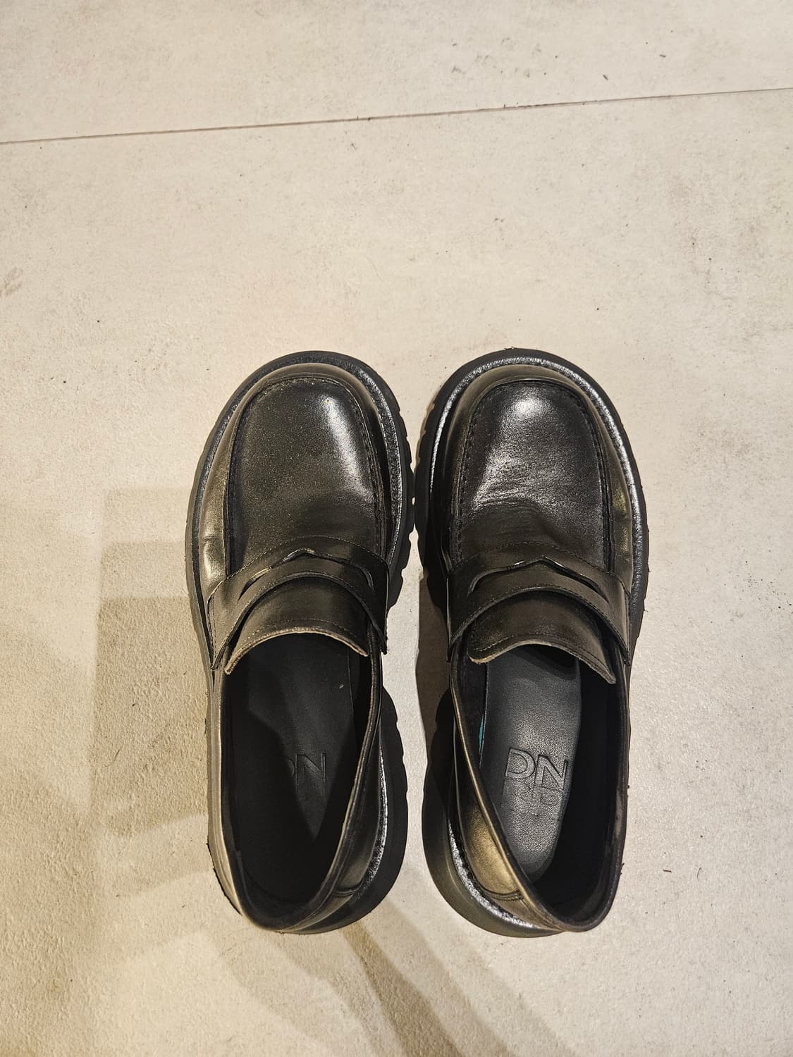 DNSR 맘모스 홀스레더 로퍼 블랙 260 상품이미지2