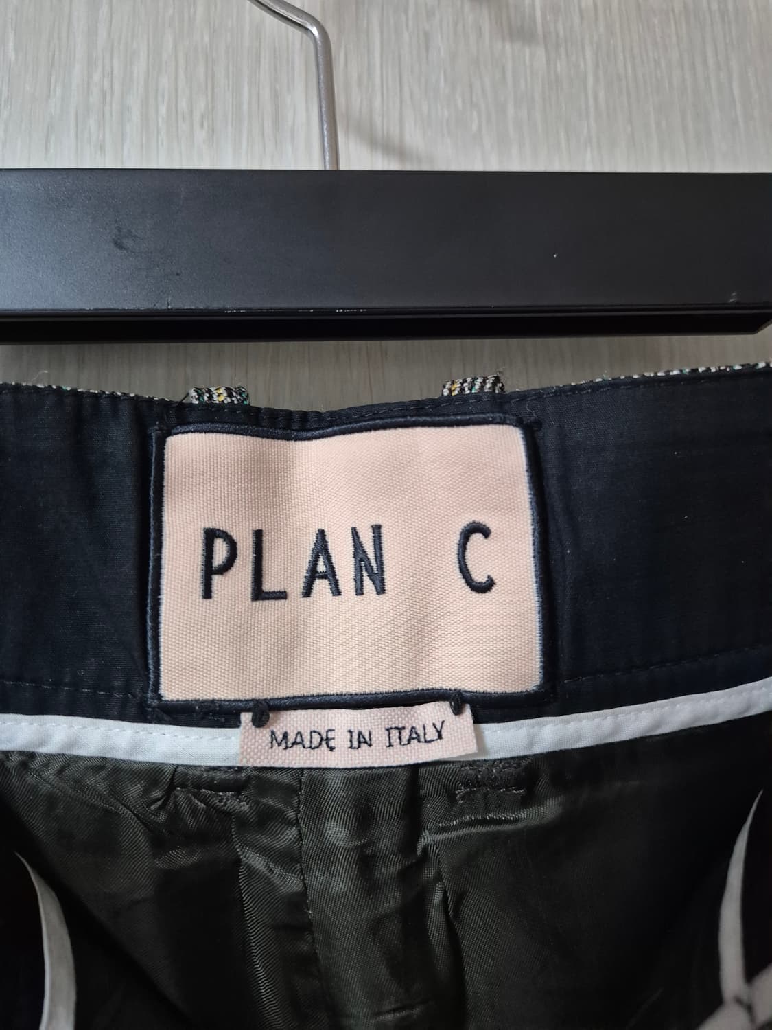 (정품) 플랜씨 팬츠 벨트 체크팬츠 반바지 36 PLAN C 상품이미지4