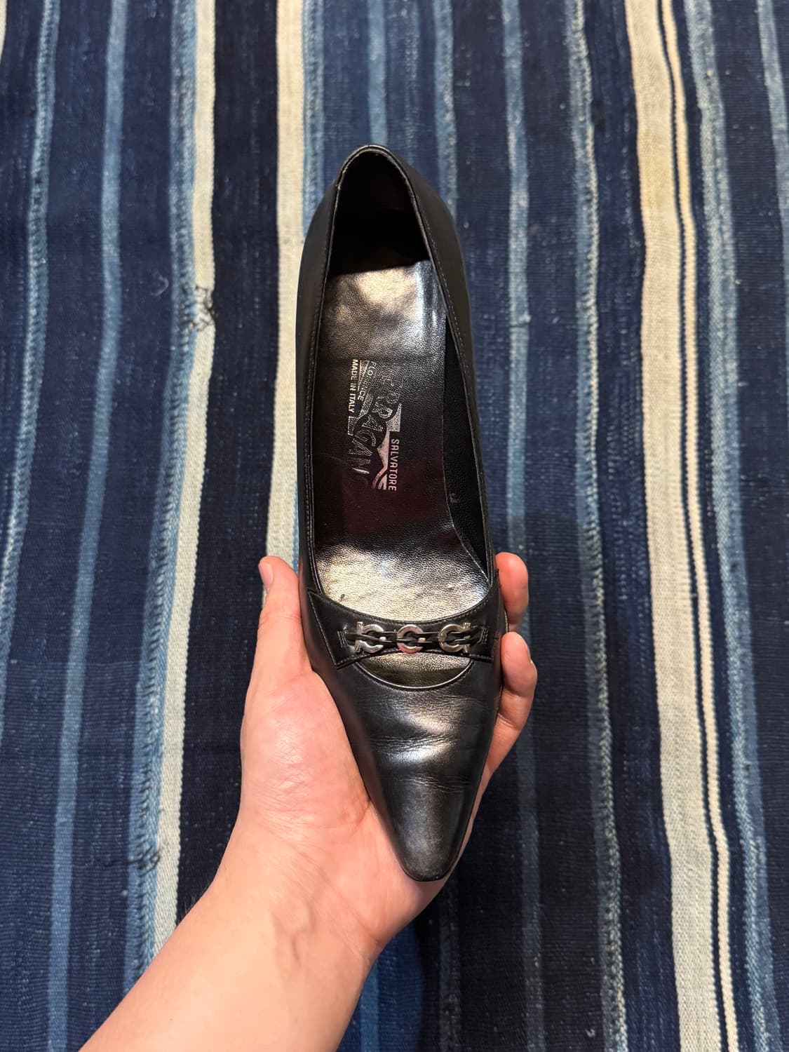 235-240 ) FERRAGAMO Gancini Pointed heel 상품이미지3