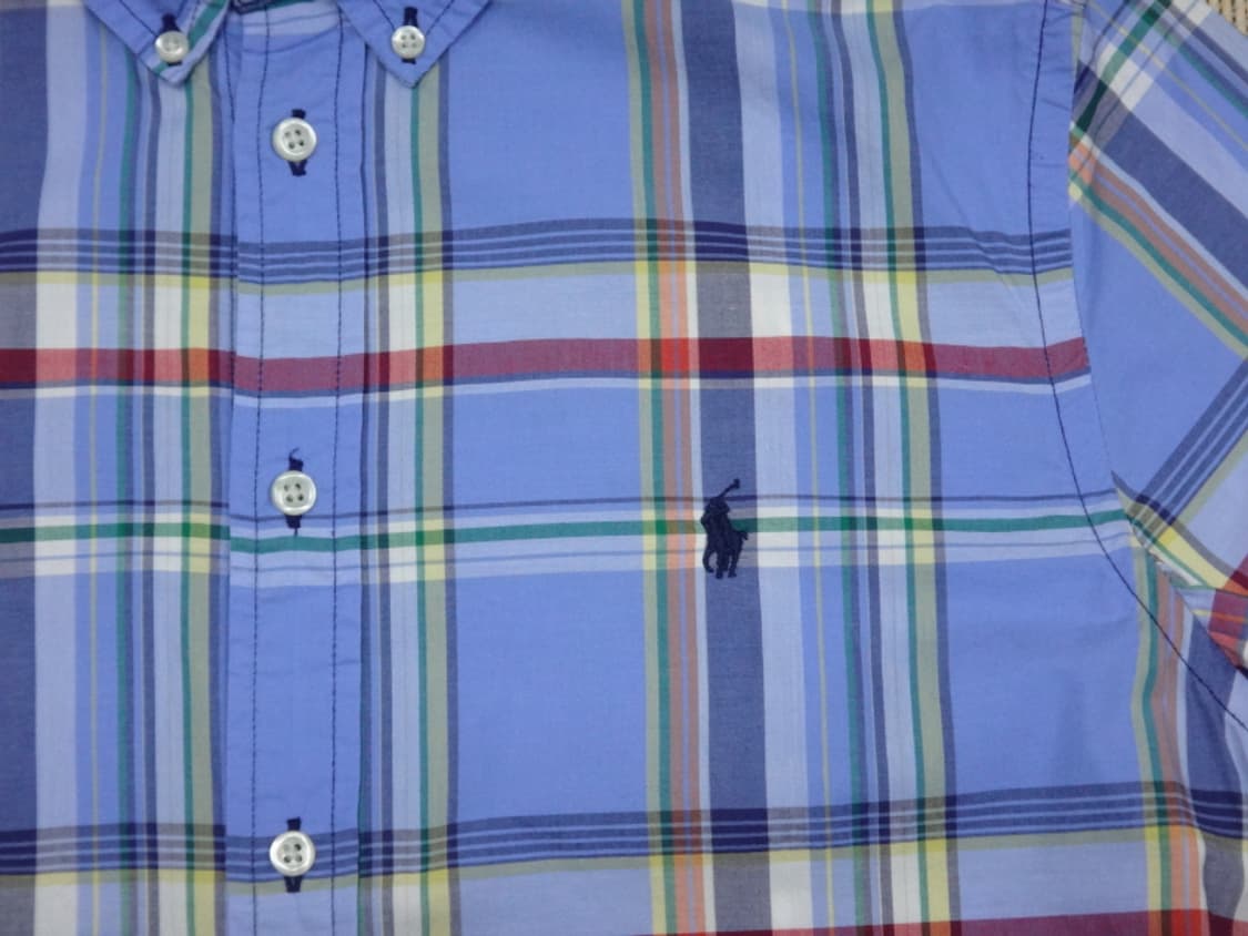 XL(18-20) 폴로랄프로렌 마드라스 체크 면 셔츠 상품이미지4