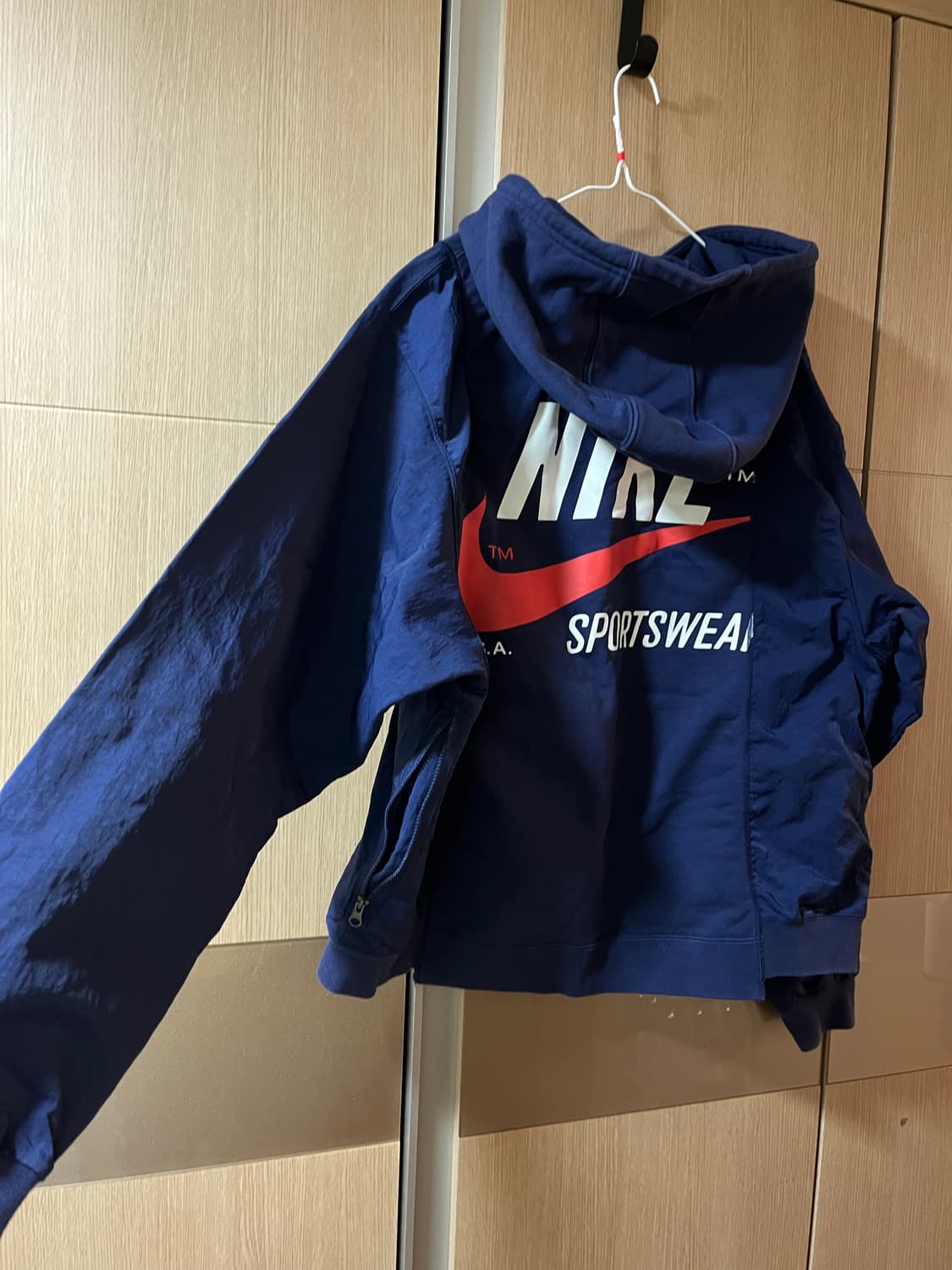 나이키 NSW 후드 BRS 미드나잇 네이비 M 팝니다 상품이미지8