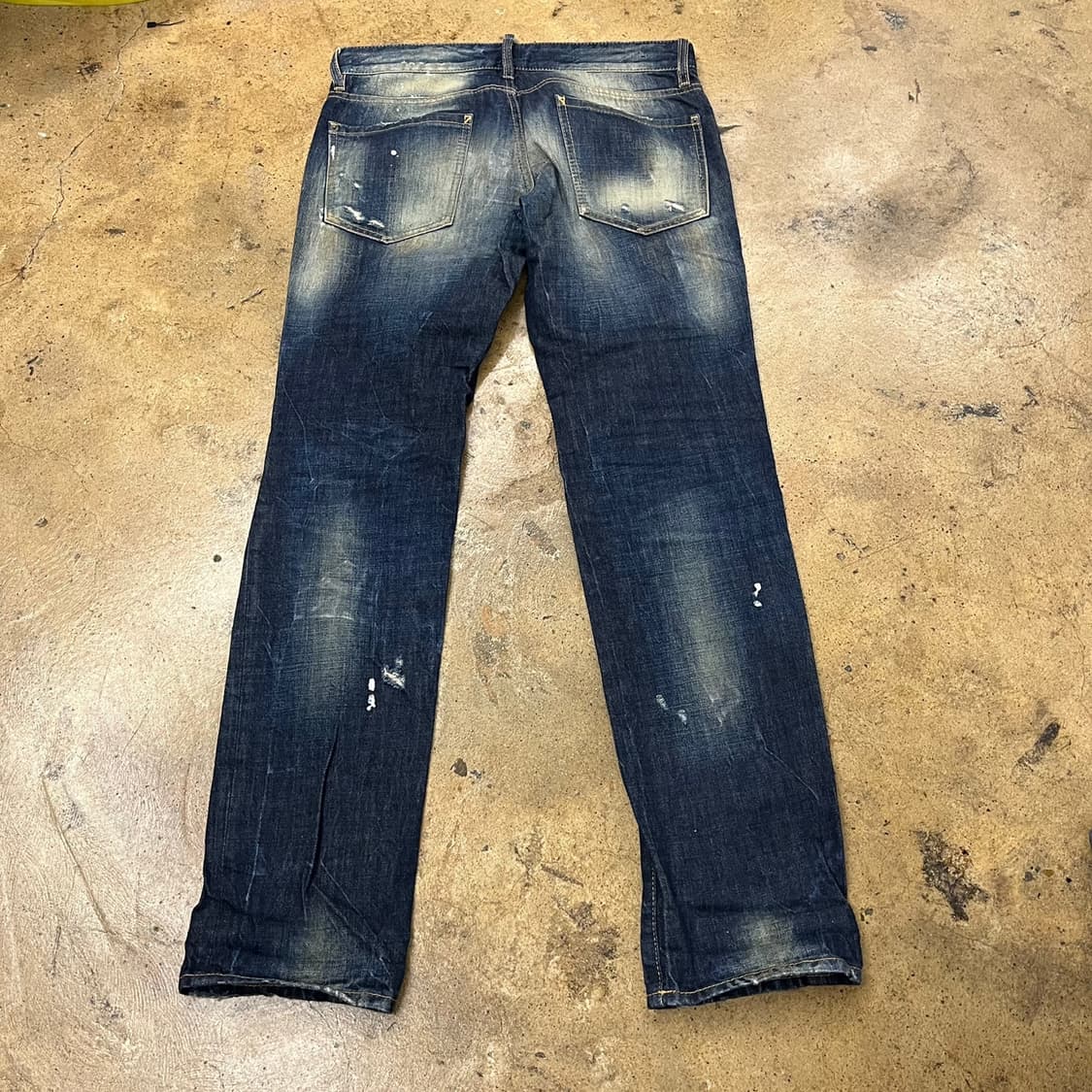 [정품/46] 디스퀘어드 데님 청바지 데미지 워싱진 b17 상품이미지3