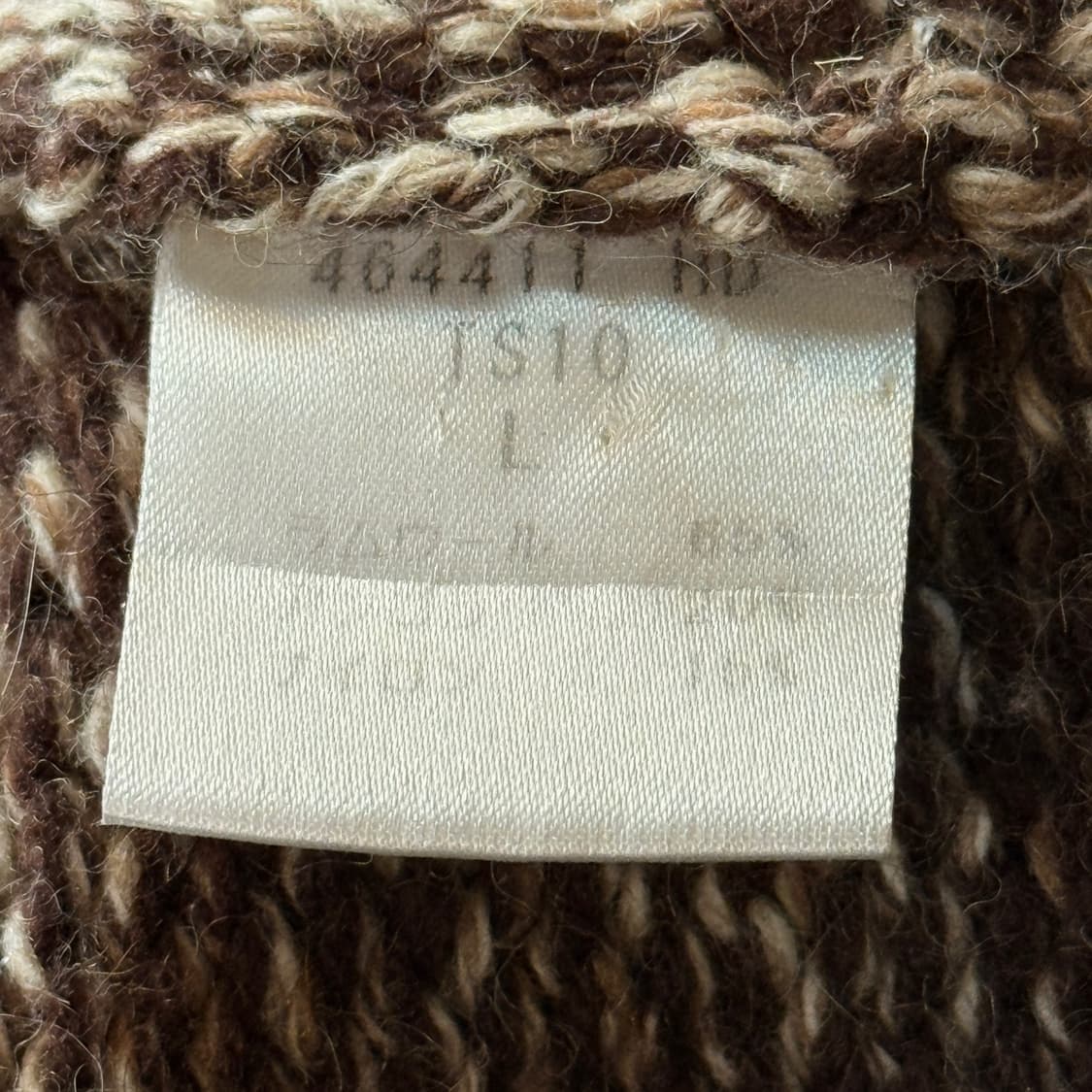 폴 스미스 헤비 울 니트 집업 자켓 L 리리지퍼 MADE IN JAPAN 상품이미지9