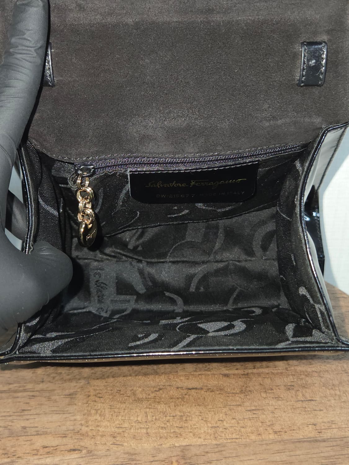 살바토레 페라가모 빈티지 바라 보우 탑핸들 백 (정품) 상품이미지8