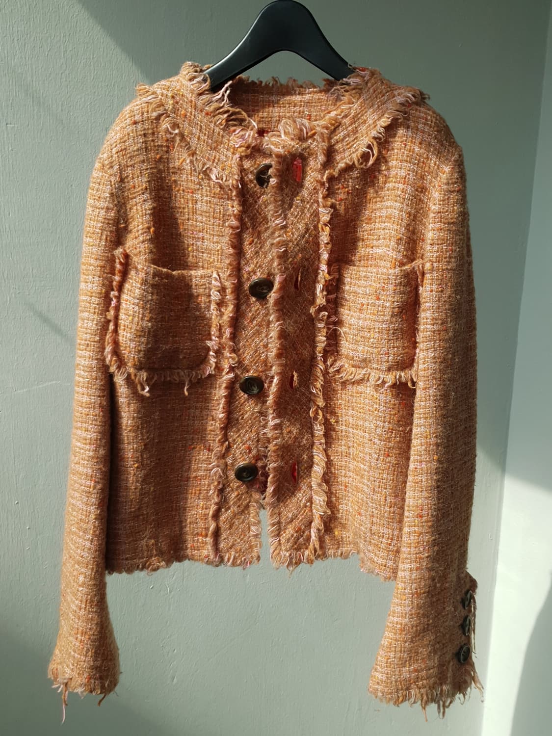 00s Junya Watanabe CDG tweed punk jk 상품이미지6