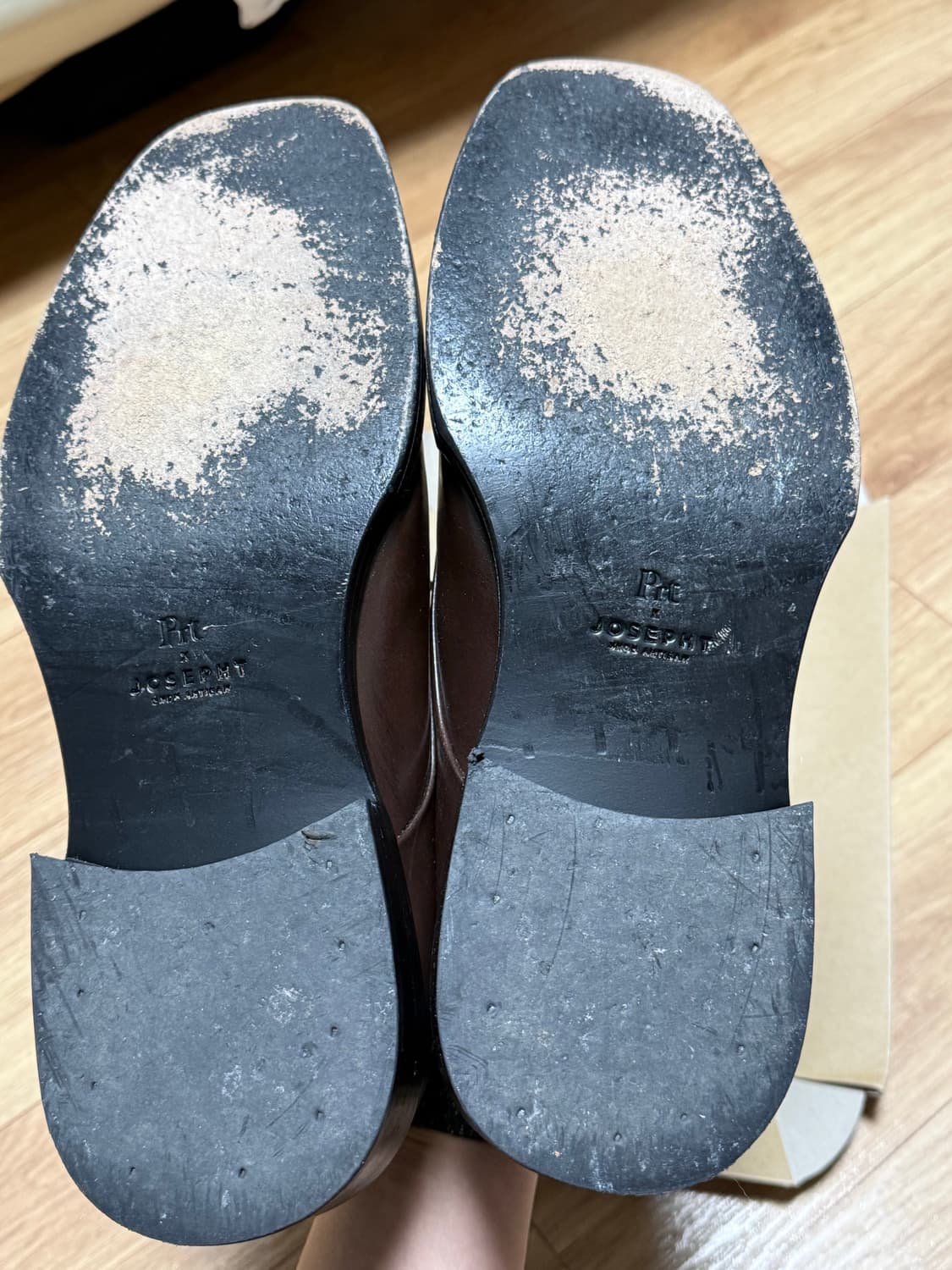 prt 조셉트 세미 스퀘어 더비 브라운 270 카우하이드 상품이미지8