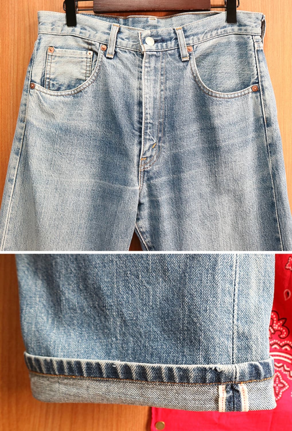 
일본판 90S LVC LEVIS 리바이스 502XX 빅E 빈티지 셀비지 상품이미지4