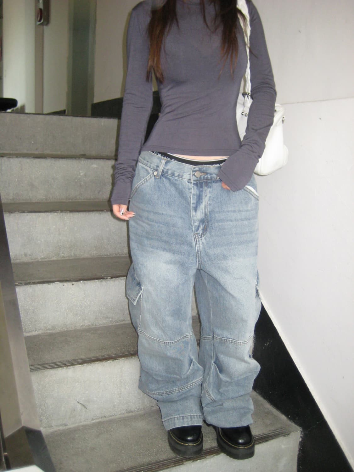 아워캐비넷 chance cargo denim pants (새상품)(M) 상품이미지1