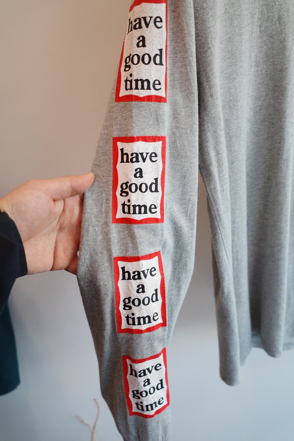 HAVE A GOOD TIME 프린팅 롱슬리브  상품이미지4