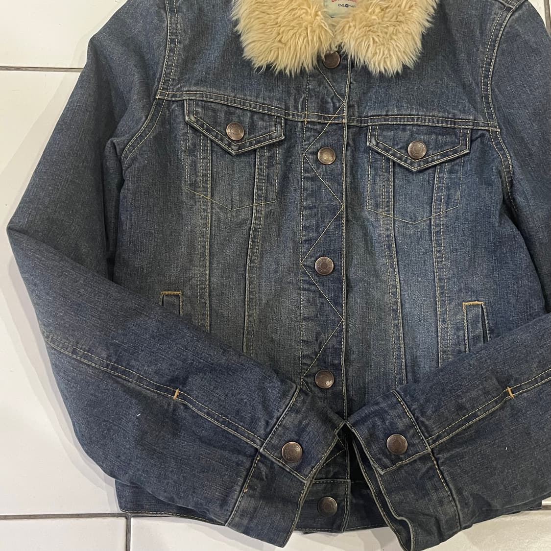 아베크롬비 양털 퍼 데님자켓 상품이미지4