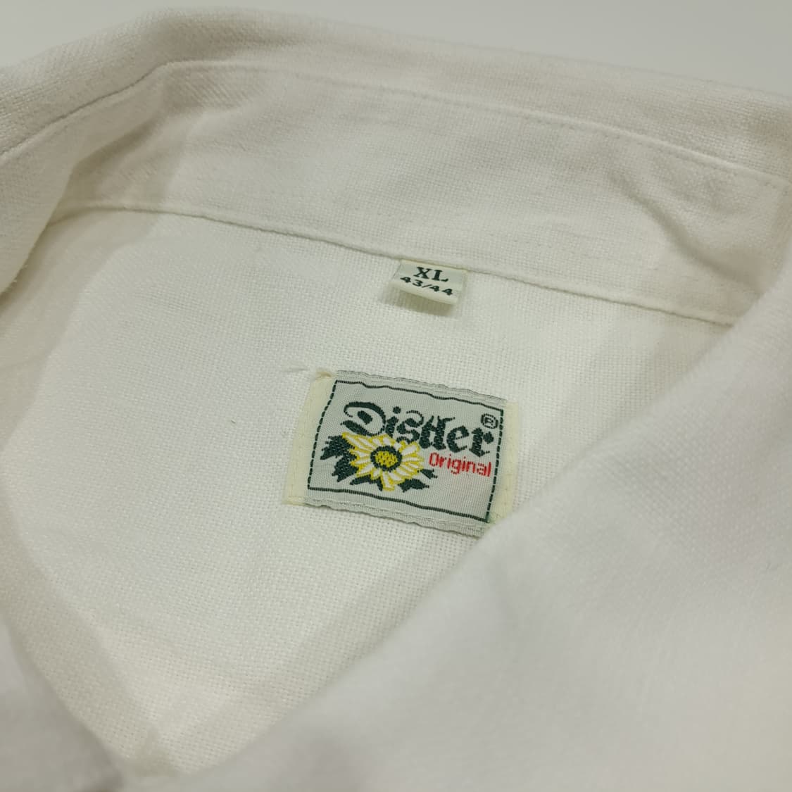 CL986 XL 디스틀러 90s 독일 트라흐텐 바바리안 린넨 알펜 셔츠 상품이미지3