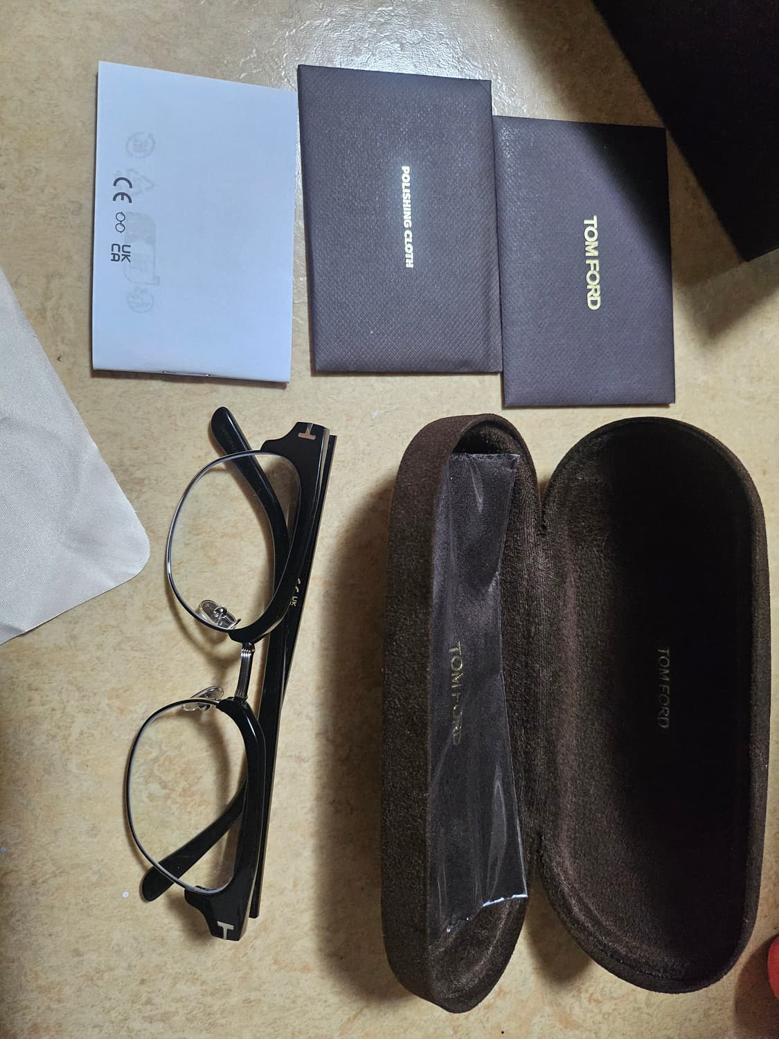 톰포드 6017 블랙 실버 하금테 상품이미지6