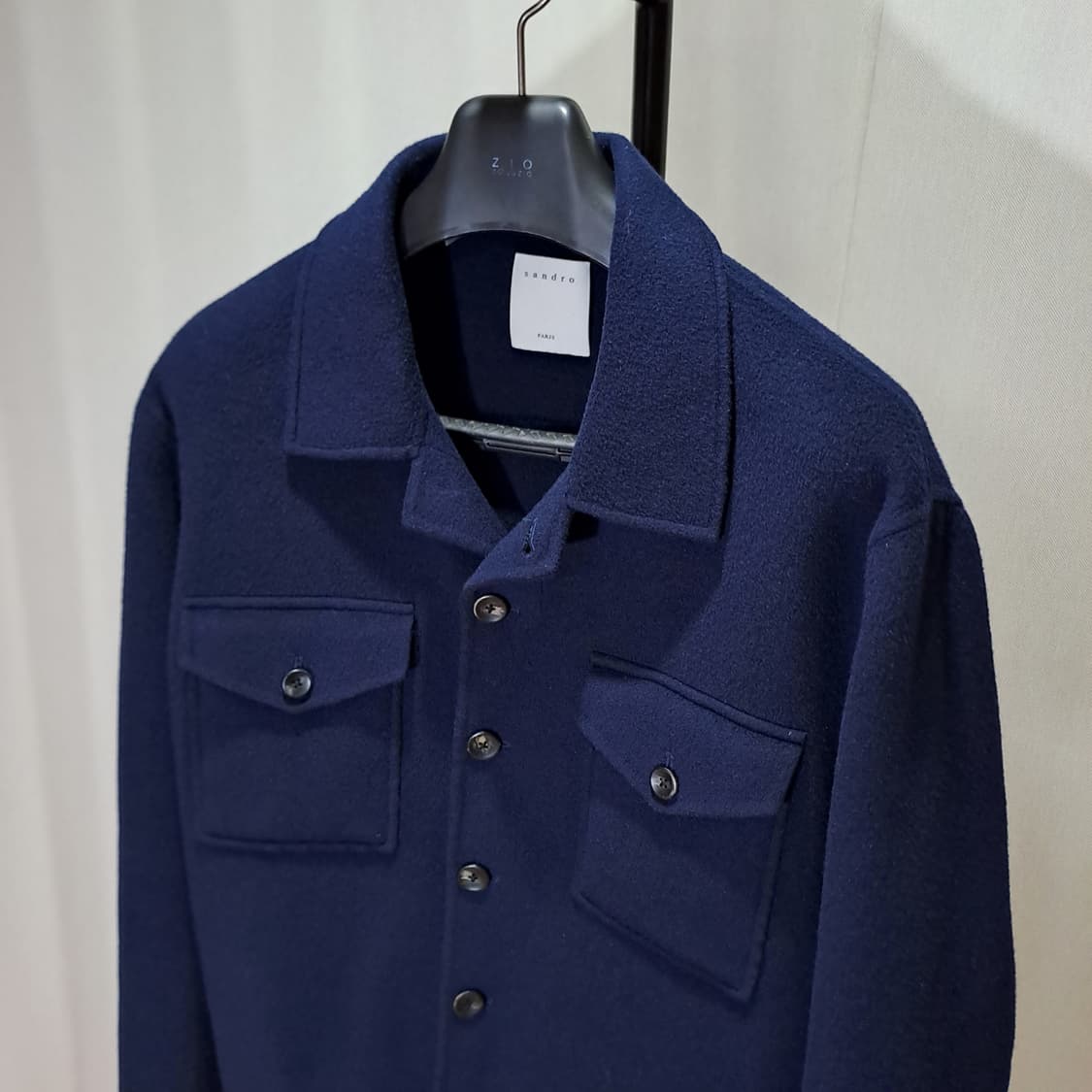 (택포) 산드로옴므 울 네이비 자켓 52 110 B446 상품이미지3
