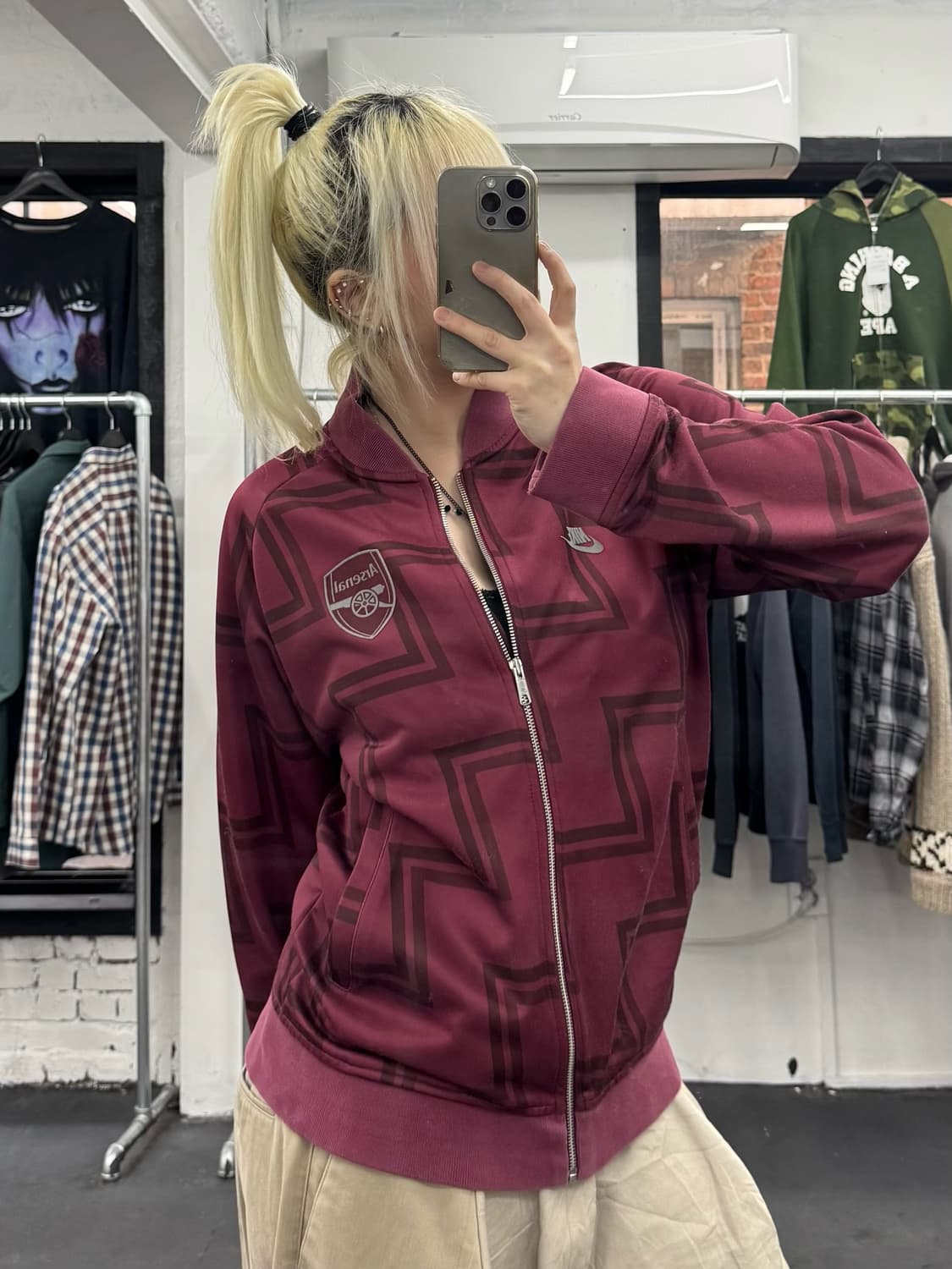 나이키 아스날 버건디 져지 상품이미지5