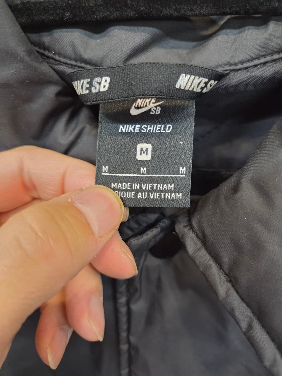 나이키 sb 쉴드 윈터 누빔 코치 자켓 m 상품이미지4