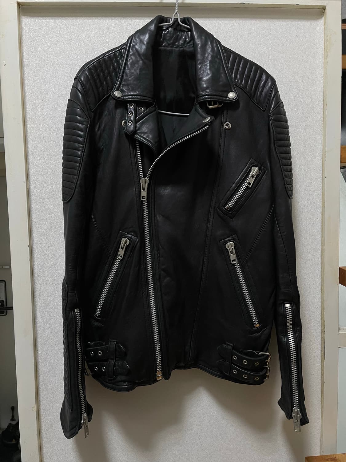 Sheep skin leather jacket 상품이미지1